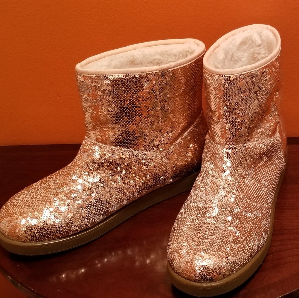G by Guess Sequin boots